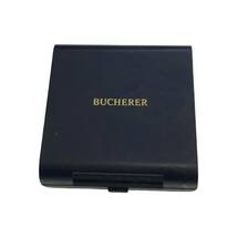 【中古品】 BUCHERER ブッフェラー 時計 ウォッチ ライター 火花× ブラック系文字盤 ゴールド系カラー QUARTZ クオーツ ケース L62832RL_画像8