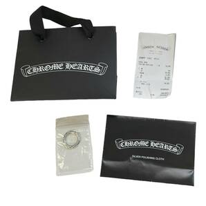 【中古品】CHROME HEARTS クロムハーツ スクロールバンド リング 17号 メンズ レディースアクセサリー L63247RDの画像1