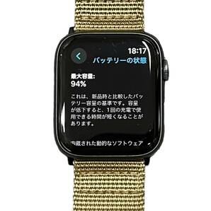 【中古品】初期化済 Apple Watch アップルウォッチ M02F3J/A 44MM スマートウォッチ ベルト付き 箱あり L63246RLの画像4