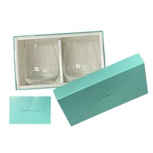 【未使用・保管品】 TIFFANY&Co. ティファニー ペアグラス コップ タンブラー 2個セット hiN7540RO