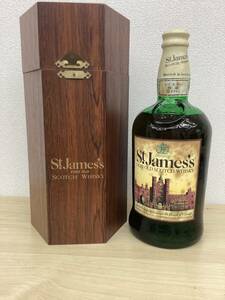 【未開栓】 St James's セントジェームス ベリーオールド スコッチ ウイスキー 約760ml 4/5QUART 43％ 木箱付 kyZ8568K