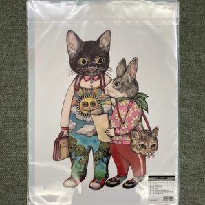 奇幻動物森林 樋口裕子展　クリアファイル1枚　台湾展覧会限定　ひとつめちゃん　GUSTAVE ギュスターヴ　ボリス百貨店