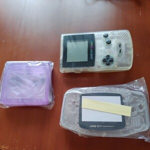  Game Boy Advance Game Boy Advance SP new goods shell clear + freebie 