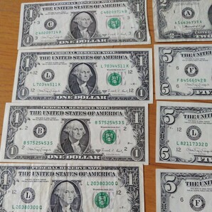 アメリカ ドル紙幣 旧紙幣 合計 124ドル 1ドル 2ドル 5ドル 10ドル 20ドル 50ドル 米ドルの画像2