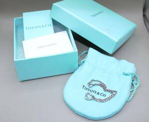 ☆アクセサリー☆TIFFANY＆Co. （ティファニー )☆ オープンハート ブレスレット☆SL925☆『VRA-35』