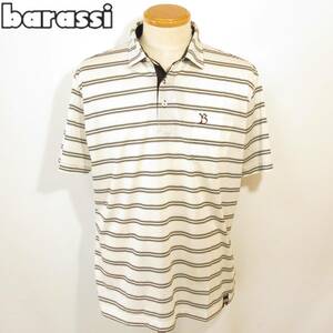 ★barassi★SALE 半袖ポロシャツ【白LL】春夏モデル 22502507 バラシ