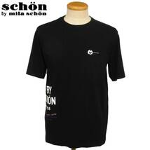 ★schon★半袖Tシャツ【黒LL】春夏モデル 7324172108 ショーンbyミラショーン_画像1