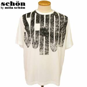 ★schon★半袖Tシャツ【白LL】春夏モデル 7324272154 ショーンbyミラショーン