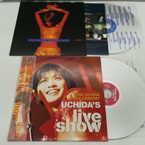 内田有紀 Uchida's Live Show 1995 KILM-43 / In Concert 1996 Nakitakunalu KILM-52 レーザーディスク LDの画像3