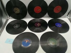 15 中古 SPレコード 8枚 まとめセット 　再生未確認