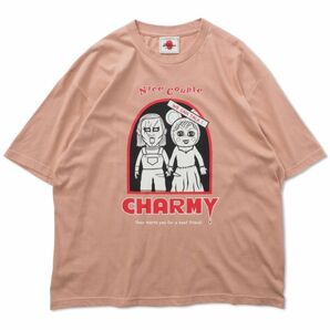 【新品】パンクドランカーズ×チャーミーちゃん コラボビッグTシャツ/ピンクL