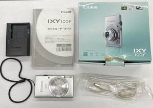 #1665 CANON デジカメ IXY100F 通電 写真撮影可能 付属品有