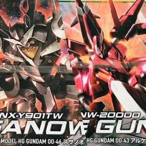 ★売切1円～スタート★HGアルケーガンダム&スサノオ2点セット新品未組立★バンダイガンプラOOダブルオーARCHEGUNDAMSUSANOWO