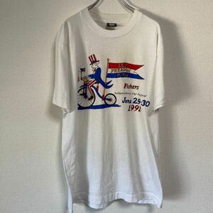 90s USA製 ビンテージ ヴィンテージ Tシャツ tee アメリカ製 古着 オールド アメカジ アニメ キャラ 企業物 