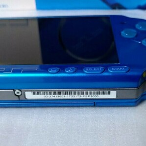 【美品】PSP-3000VB バイブラント ブルー★ゲームソフト付き「モンハンポータブル３rd」の画像5