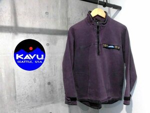 KAVU カブー コットン ダック ハーフジップ プルオーバー ジャケット S/ダックジャケット/紫 パープル/メンズ/アウトドア キャンプ