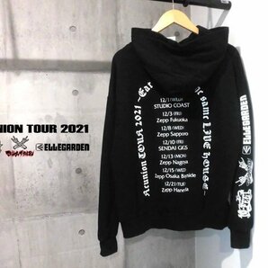 Reunion TOUR 2021 ライブツアー パーカーL/黒 ブラック/10-FEET ELLEGARDENエルレガーデン マキシマムザホルモンの画像1