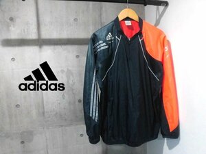 adidas professhonal Revo アディダスプロフェッショナル Revo 長袖ハーフジップ ウィンドジャケットO/裏地メッシュ ナイロン プルオーバー