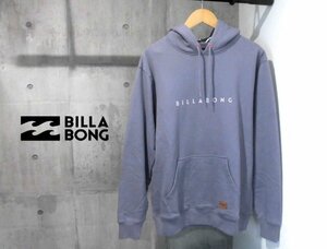  new goods BILLABONG Billabong BB012-Z31 Logo print sweat Parker L/ pull over fender -ti/ purple purple / men's / Surf surfing 