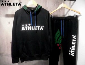 ATHLETAアスレタCAFE DO BRASIL プリント スウェットパーカーxスウェットパンツ セットアップO/ウォームアップ 上下セット/メンズ/サッカー