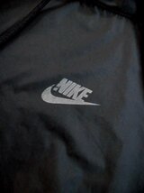 NIKE ナイキ Just Do It フレンチテリー 裏起毛 パーカー 2XL/ナイロン×スウェット プルオーバー フーディXXL/黒 白/メンズ/CU4102-014_画像6