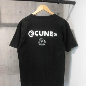 CUNEキューン × ROCKMANロックマン 30周年記念コラボ ロックバスター装着 ウサギプリント 半袖 TシャツL/黒/メンズ/コロスウサギ マンモスの画像3