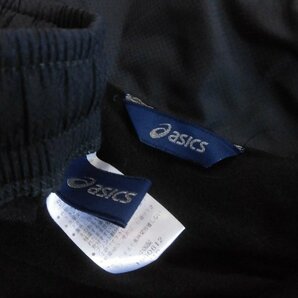 asicsアシックスA77 GENERALATHLETICウインドブレーカージャケットxパンツ セットアップXOウォームアップ ナイロン上下セットXAW52F XAW62Fの画像9