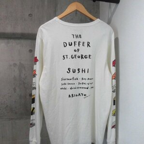 The DUFFER of St.GEORGEザ ダファーオブセントジョージSHO WATANABEコラボ SUSHI L/S TEE寿司プリント ロンT XL/長袖Tシャツ/107161 CT327の画像4