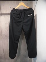 MUNSINGWEAR マンシングウェア サイドジップ 裏地付き ナイロンパンツL/黒 ブラック/メンズ/GOLF ゴルフ/XMC8006/程度良好_画像3