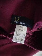 FRED PERRY フレッドペリー × BEAMS ビームス 別注 トラックパンツ M/ジャージパンツ/バーガンディ/メンズ/FZ4452_画像8