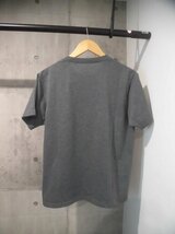 CHUMS チャムス PKT フェイスTシャツM/ロゴ刺繍 ポケット付き 半袖Tシャツ/灰 グレー/メンズ/CH01-1777/アウトドア/程度良好_画像3