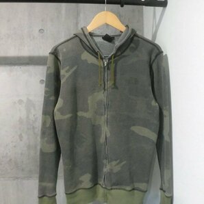 THE NORTH FACE ノースフェイス Waffle Hoodie Jacket カモフラ ワッフル ジップパーカーL/サーマル ZIPフーディ/迷彩/メンズ/NT35716の画像2