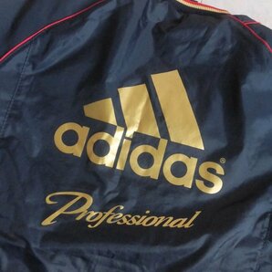 adidas アディダスProfessionalプロフェッショナル ロングスリーブ Vネック ウィンドジャケットM/裏地メッシュ ナイロン プルオーバー/長袖の画像6