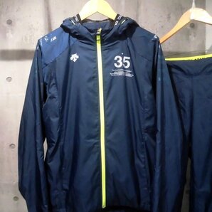 DESCENTE デサント ATHLETIC COSMIC THERMO コズミックサーモ ウインドブレーカー ジャケットxパンツ セットアップO L/上下セット/DAT-3554の画像2