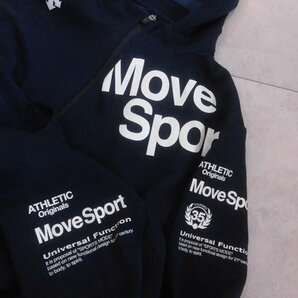 DESCENTE デサント Move Sport クアトロセンサースウェット ジップパーカー x パンツ セットアップO/ストレッチ ウォームアップ 上下セットの画像7