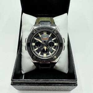 稼働品☆美品 CASIO カシオ G-SHOCK ジーショック G-STEEL GST-W330AC 電波ソーラー デジタル 時計 箱付 【4567】