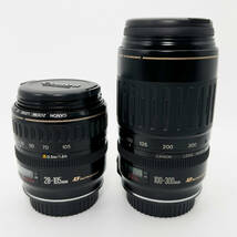 ◆中古◆ レンズ ２本 まとめて / canon zoom LENS EF 28-105mm F3.5-4.5 / EF 100-300mm F4.5-5.6 【4322】_画像1