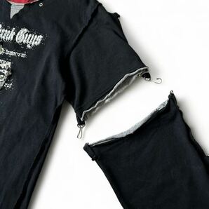 MAD PUNKS マッドパンクス 十字架 スタッズ ロンT F 黒 長袖 Tシャツ トップス クロス ロック パンク ゴスロリ MAD GIRL マッドガールの画像4