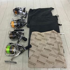 B1958 美品 リール まとめ 4点 SHIMANO AERNOS XT 2000 ALIVIO1000 Daiwa JOINUS1500 pleasureⅡ2000 セット 中古品 現状品