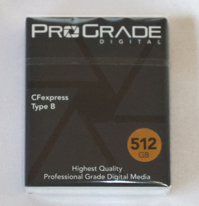 PRO GRADE CFexpress Type B Gold 512GB Gen 4.0 R:3400MB/sec W:2400MB/sec　正規品　未開封新品 