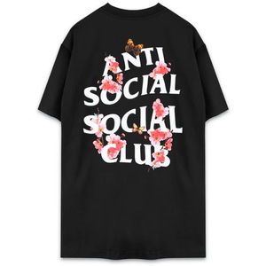 L ASSC Kkoch Black Tee アンチソーシャル Tシャツ ANTI SOCIAL SOCIAL CLUB アンチソーシャルソーシャルクラブ サクラ 桜