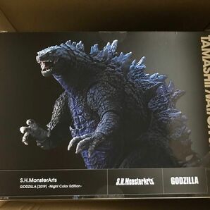 新品★魂ストア限定 S.H.MonsterArts モンスターアーツ ゴジラ (2019) Night Color Edition