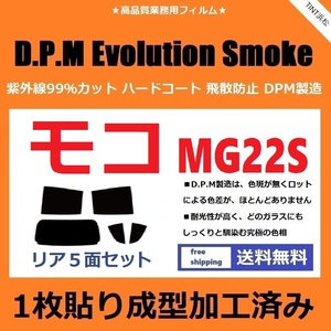 ◆１枚貼り成型加工済みフィルム◆ モコ　MG22S　【EVOスモーク】 D.P.M Evolution Smoke ドライ成型