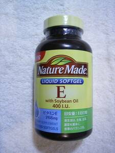 Природа изготовлена ​​витамин E 400 МЕ 300 таблеток Утилизация инвентаря