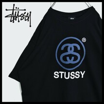 《STUSSY/ステューシー》SSリンク　シャネルロゴTシャツ　ビッグシルエット_画像1