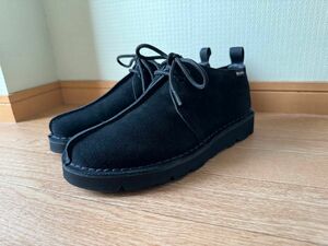 【未使用】CLARKS Desert TrekGTX EU41/ クラークス デザートトレックゴアテックス （ブラックスエード）