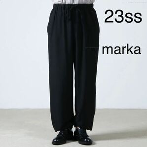 23ss marka マーカ EASY WIDE PANTS イージーワイドパンツ SUPER120s WOOL WASHER TROPICAL ウールトロピカルの画像1