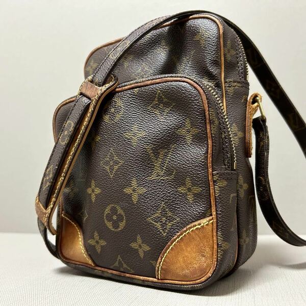 良品 LOUIS VUITTON ルイヴィトン アマゾン モノグラム ショルダーバッグ 斜め掛け PVC レザー 革 M45236 シリアル TH1000 クロスボディ