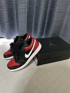 【中古】エア ジョーダン 1 LOW メンズシューズ / Air Jordan 1 Low Men's Shoes【25㎝】