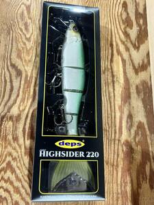 デプス　BIG BAIT　newHIGHSIDER　newハイサイダー220　#09 デッドリーケタバス　2024年　新機種　新品　